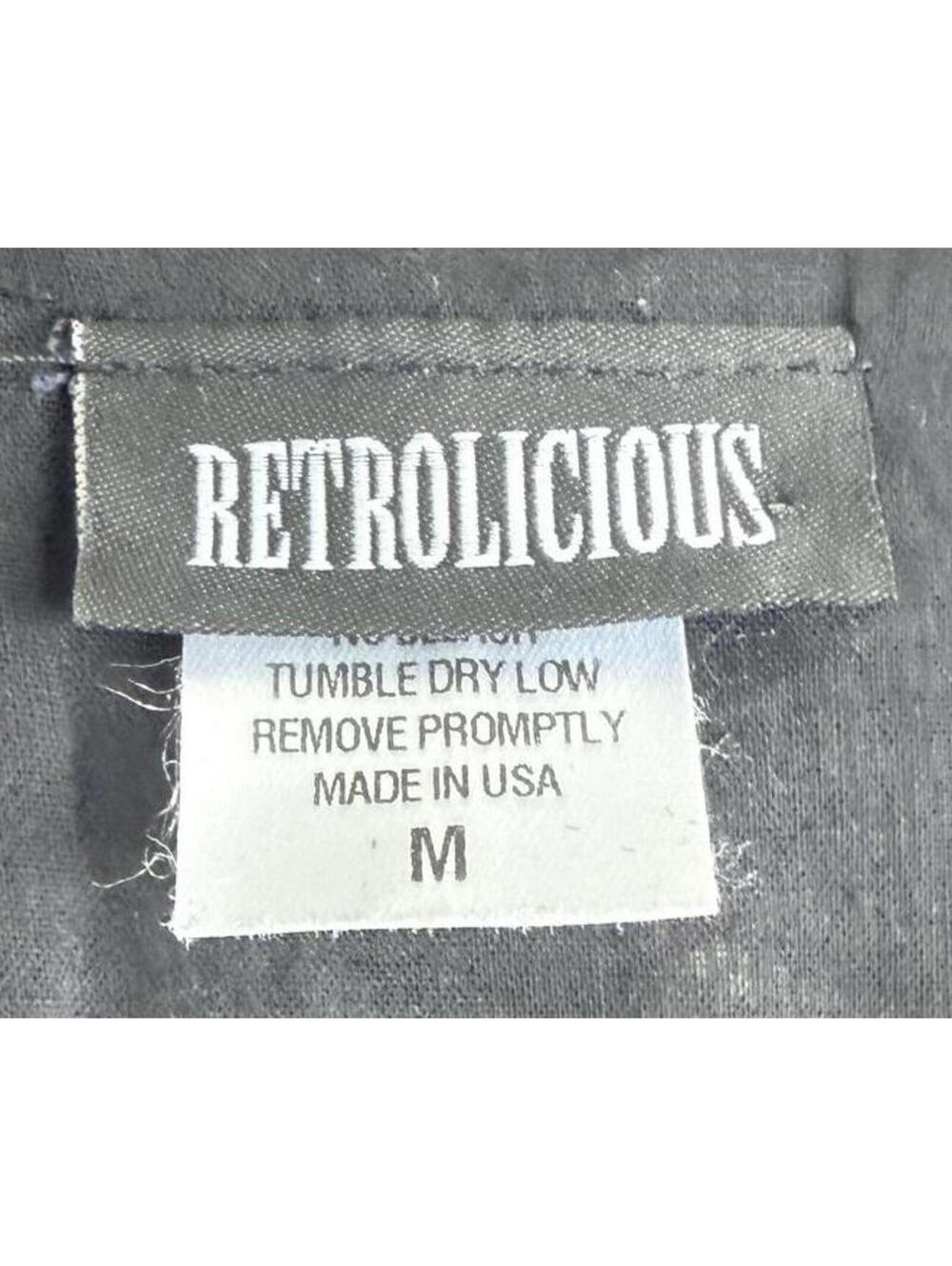 Retrolicious Owl Print Sleeveless Fit & Flare Dress Size M Black Cotton Pockets - Picture 4 of 15